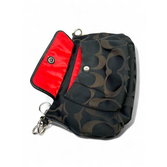 Coach Vintage Poppy Signature Satin Shoulder Bag - Picture 12 of 12